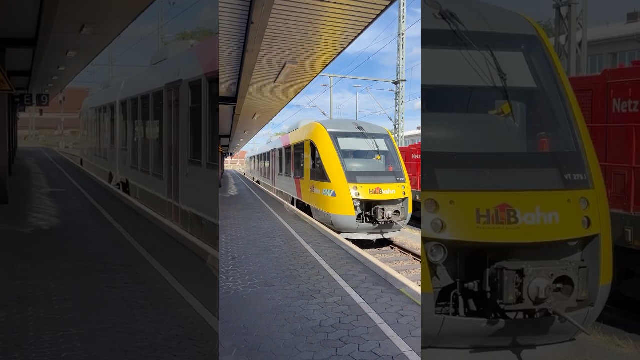 HLB BR 648 Dieseltriebwagen LINT 41 in Fulda #br648 #hlb #lint