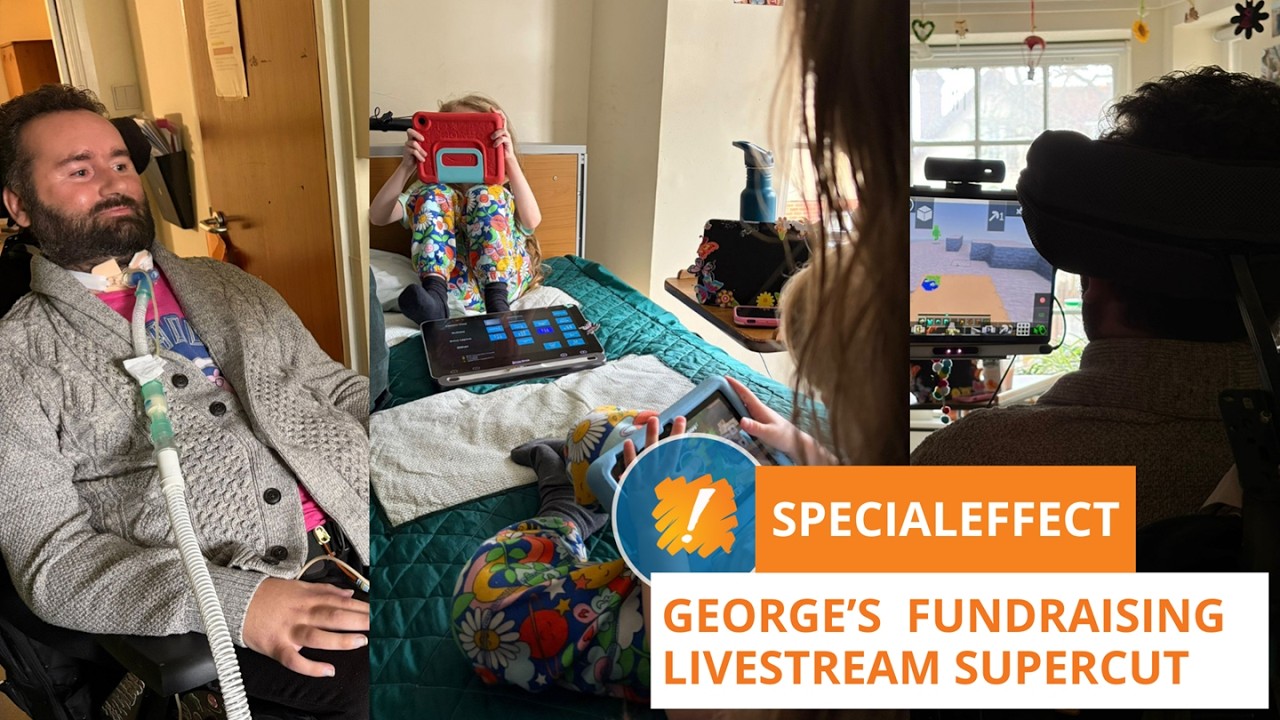 SpecialEffect | George's Eye Gaze Minecraft Stream - Supercut