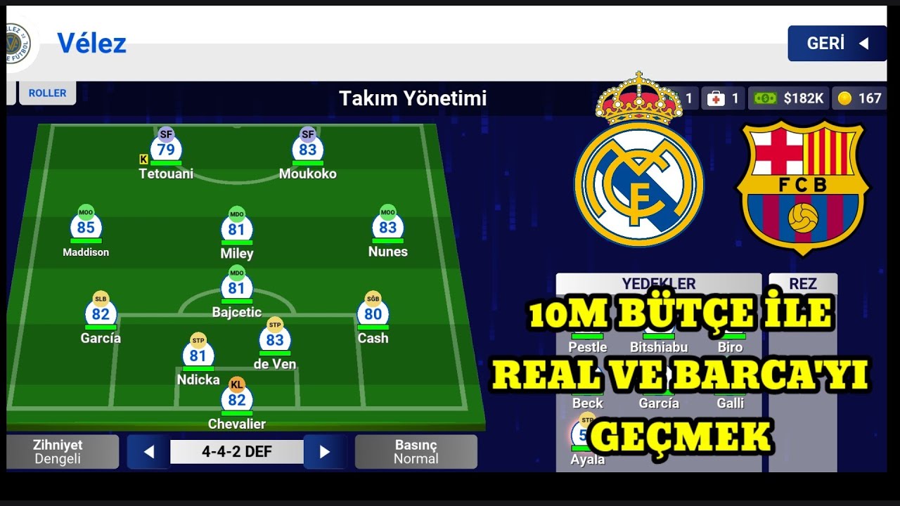WORLD SOCCER CHAMPS KARİYER 10M $ BÜTCE İLE REAL MADRİD BARCELONA YI GEÇİP ŞAMPİYON OLMAK #WSC