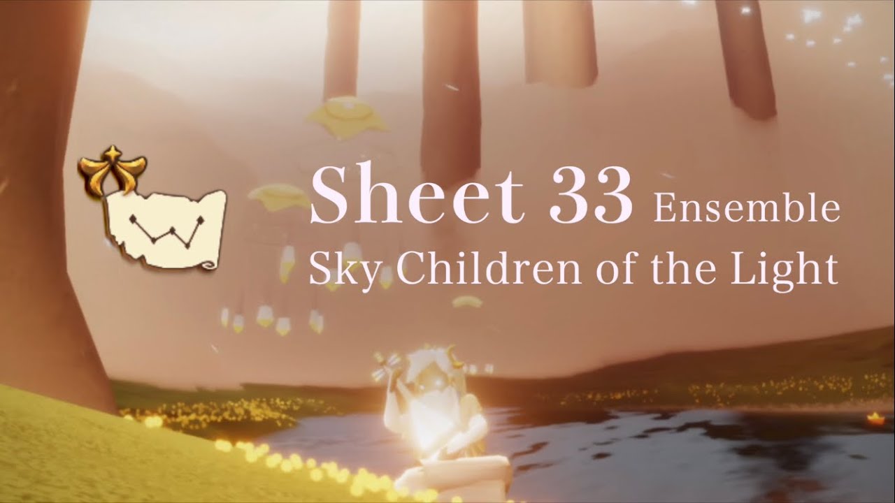 Sky 33番楽譜合奏 Music Sheet 33 ensemble 33 오로라의 시즌 AURORAの季節 SkyCOTL Season of AURORA, The Seed cover