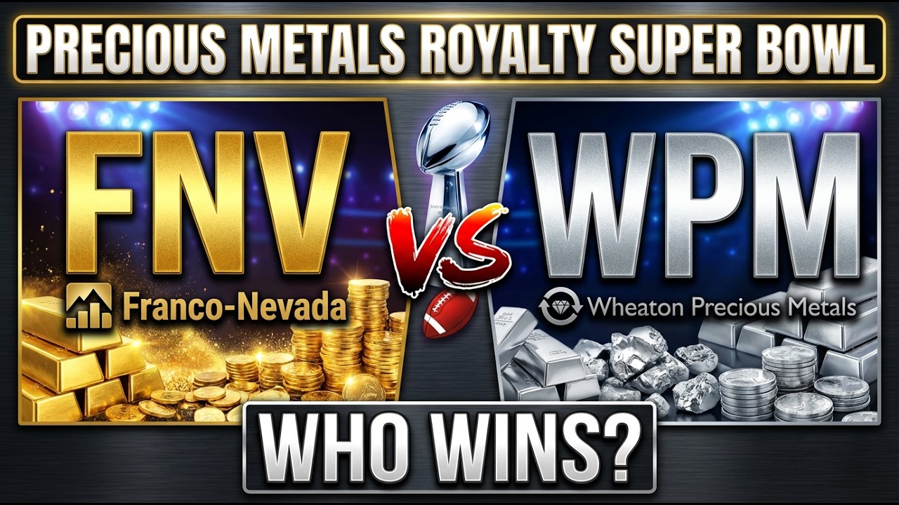 Franco-Nevada FNV против Wheaton Precious Metals WPM | Какая акция, торгующаяся роялти, победит в...