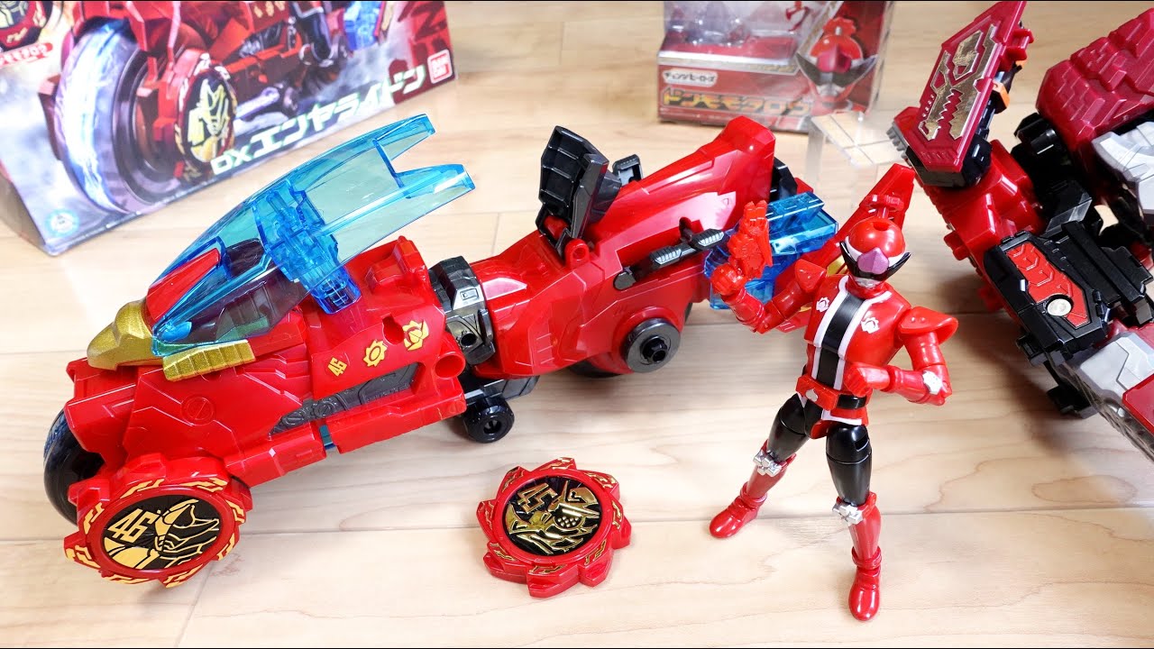 【先行レビュー】暴太郎戦隊ドンブラザーズ DXエンヤライドン & ドンゼンカイオー レビュー！バイクとジュランが巨大ロボに変形合体！チェンジヒーローズ  ドンモモタロウに対応！てれびくん2・3月号連動