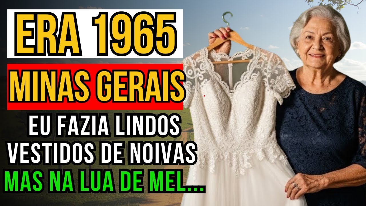 EM 1965 EU FAZIA LINDOS VESTIDOS DE NOIVAS, MAS NA LUA DE MEL ALGO GRAVE ACONTECIA...