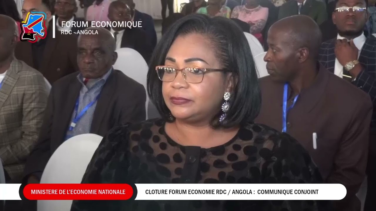 CLOTURE FORUM ECONOMIE RDC  ANGOLA   COMMUNIQUE CONJOINT ok