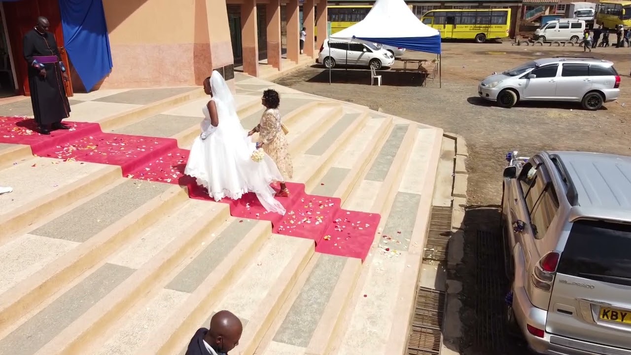 drone services at P.C.E.A makongeni church. #pdvisuals films#weddings