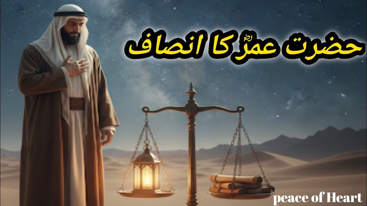 Hazrat Umar(R.A)Ka Insaf Aur Khauf-e-Khuda |Heart Touching#peaceofheart #HazratUmar#islamicstory