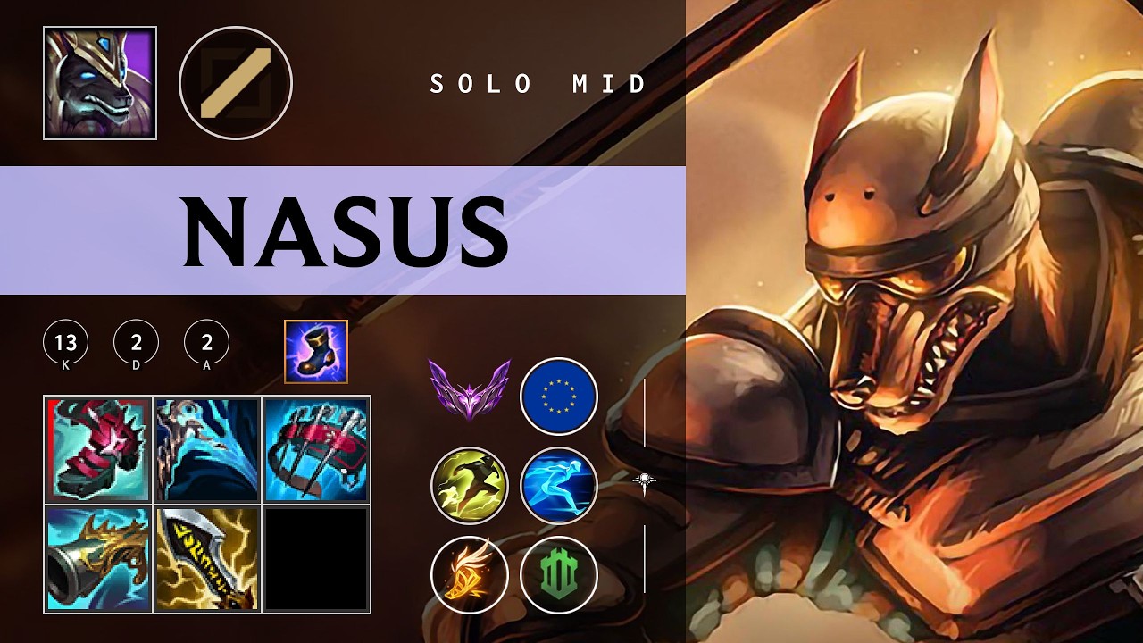 Nasus Mid vs Smolder - EUW Master Patch 26.05