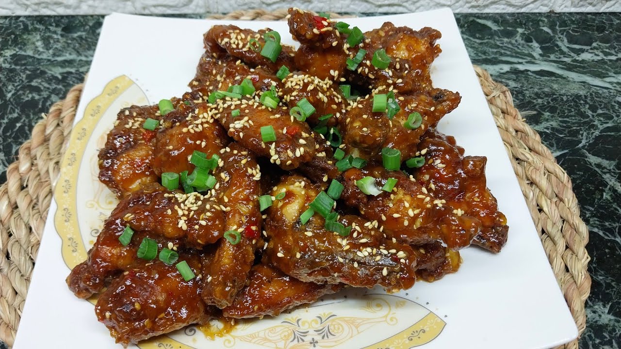 طريقة عمل أجنحة الدجاج ( تشيكين وينجز) مقرمشة ومضمونة فى البيت سويت اند ساور 🐔🤍