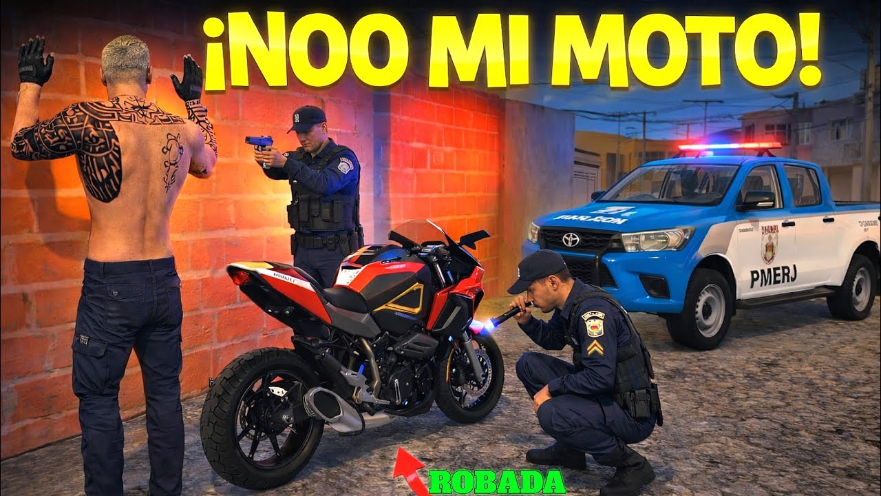 ME ROBÉ LA MOTO Y ESCAPÉ DE LA POLICÍA! 🚨🇧🇷 | ELITE AUTO BRASIL