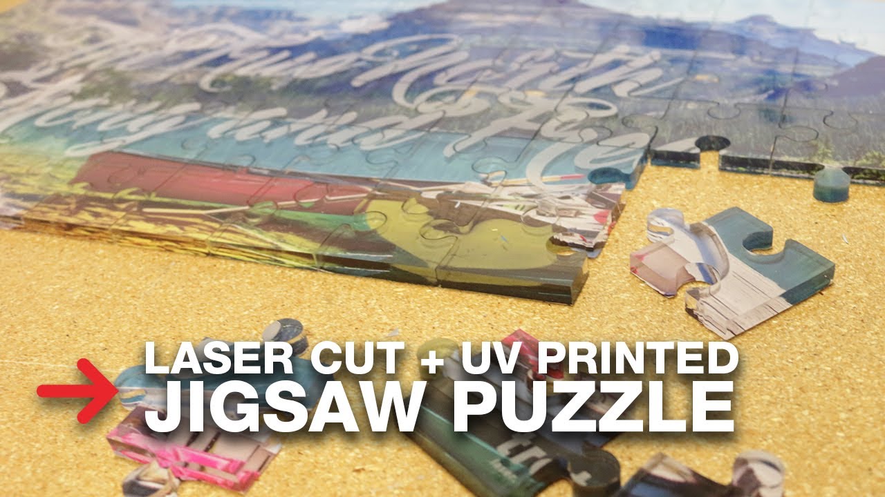 DIY Jigsaw Puzzle | Laser Cut Acrylic Puzzle | Trotec