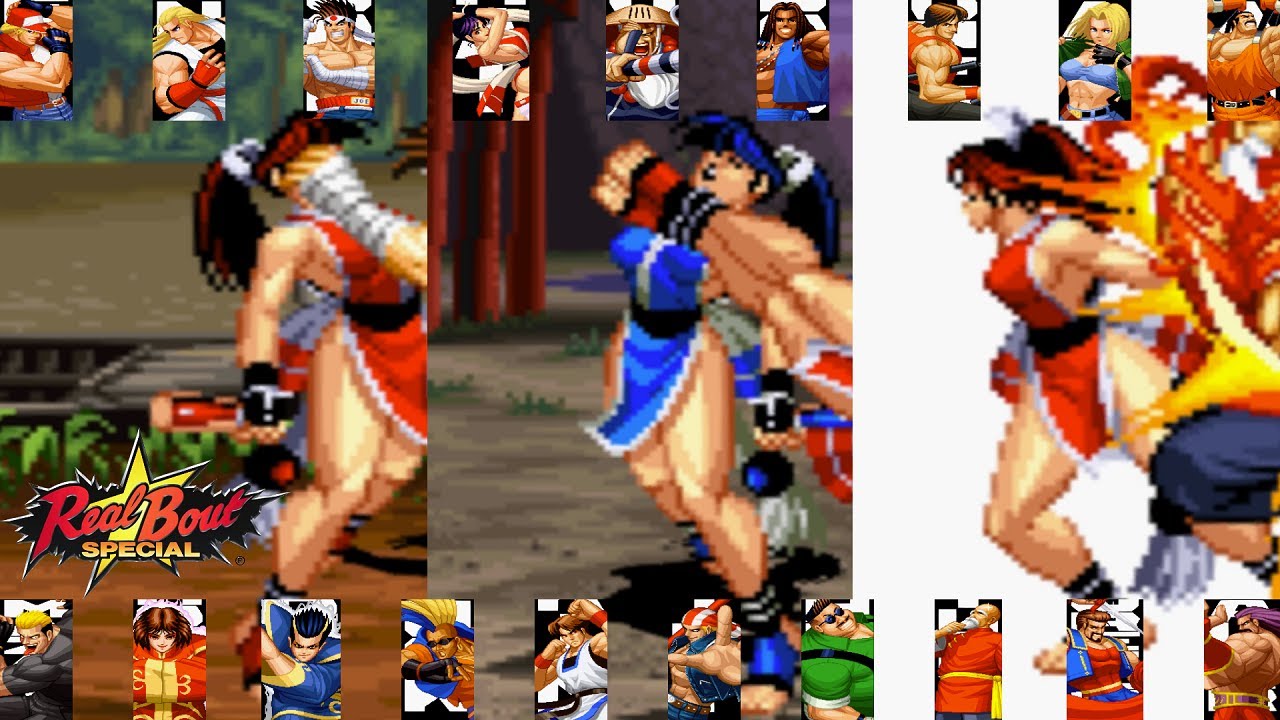 Real Bout Fatal Fury Special Mai Shiranui Damage Collection