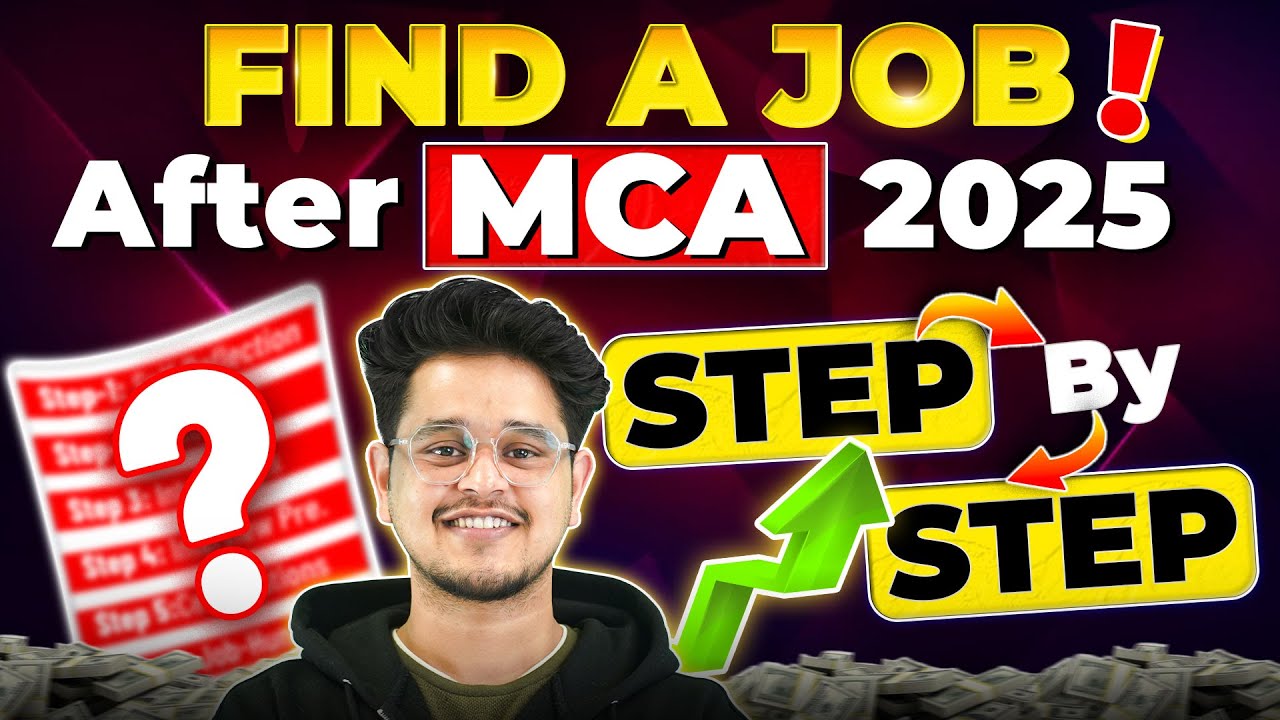 💥How To Find a Job After MCA 2025🤩Step-by-Step Process For MCA Students💥#mca #jobs #mcajobs