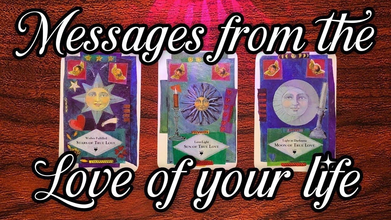 Pick a Card 🔮 ♥️ Messages from the true love of your life and soulmate! 💗