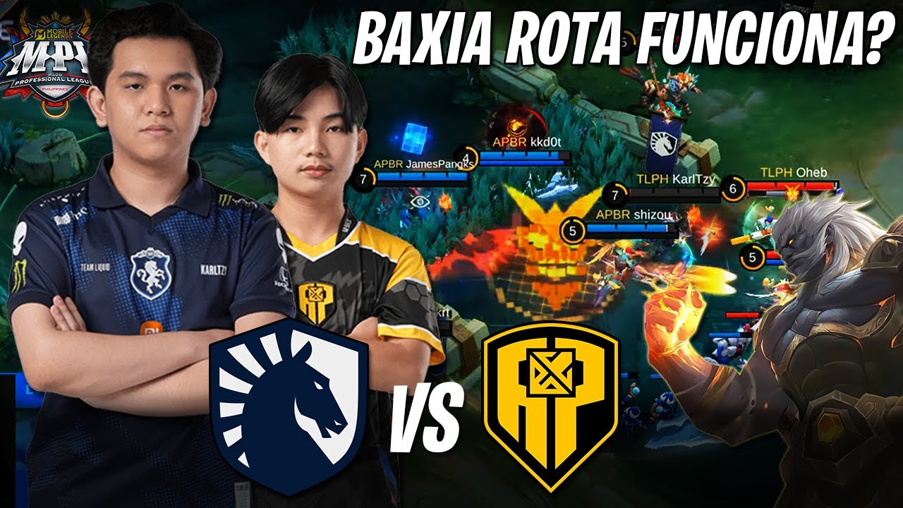 BAXIA ROTAÇÃO META? NOVATOS vs CAMPEÕES MUNDIAIS | TEAM LIQUID PH vs APBREN - MPL PH S15