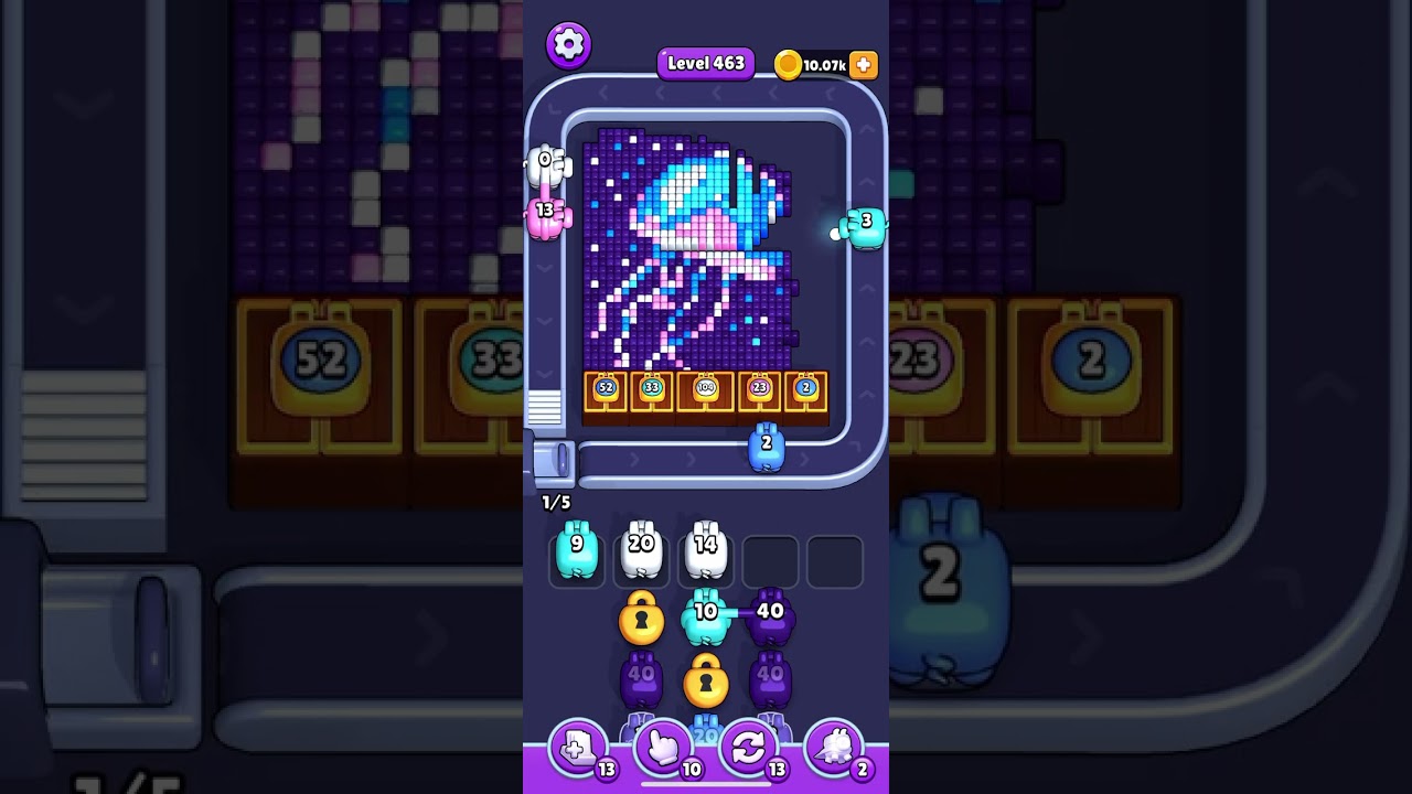 【 Pixel Flow 】Level 463 Fail.19