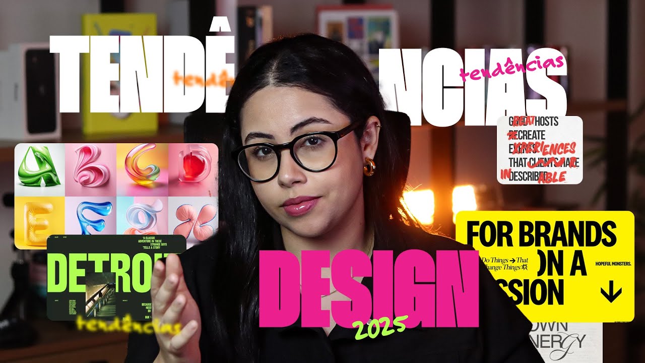 10 TENDÊNCIAS de DESIGN para 2025: As principais trends de DESIGN GRÁFICO