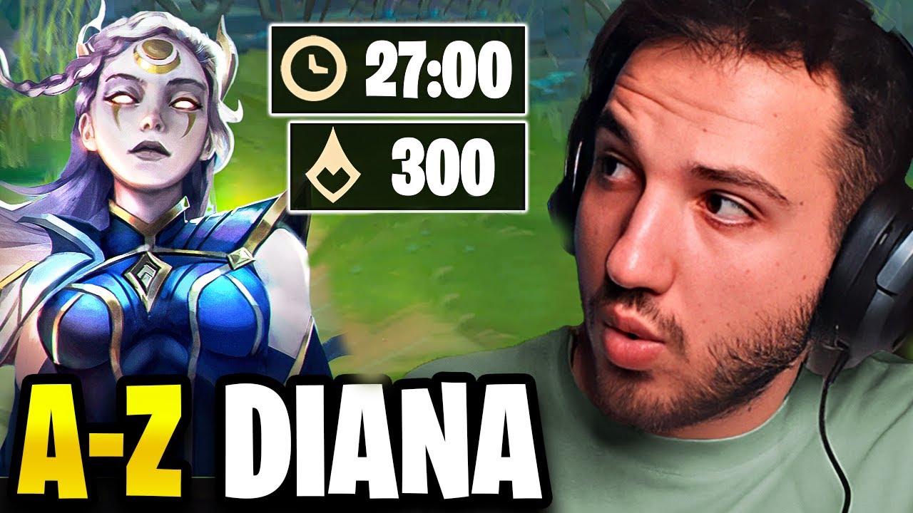 Feedleyen Takımı TEK Taşımanın Formülü | 300+ CS A-Z DIANA | Creed LoL