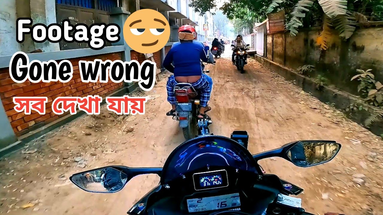 Footage gone wrong | সব দেখা যায় | Drag race | Funny Motovlog | Lifeless rider