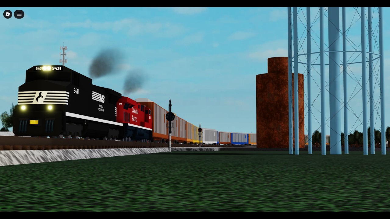 Railfanning Deshler Ohio in Roblox