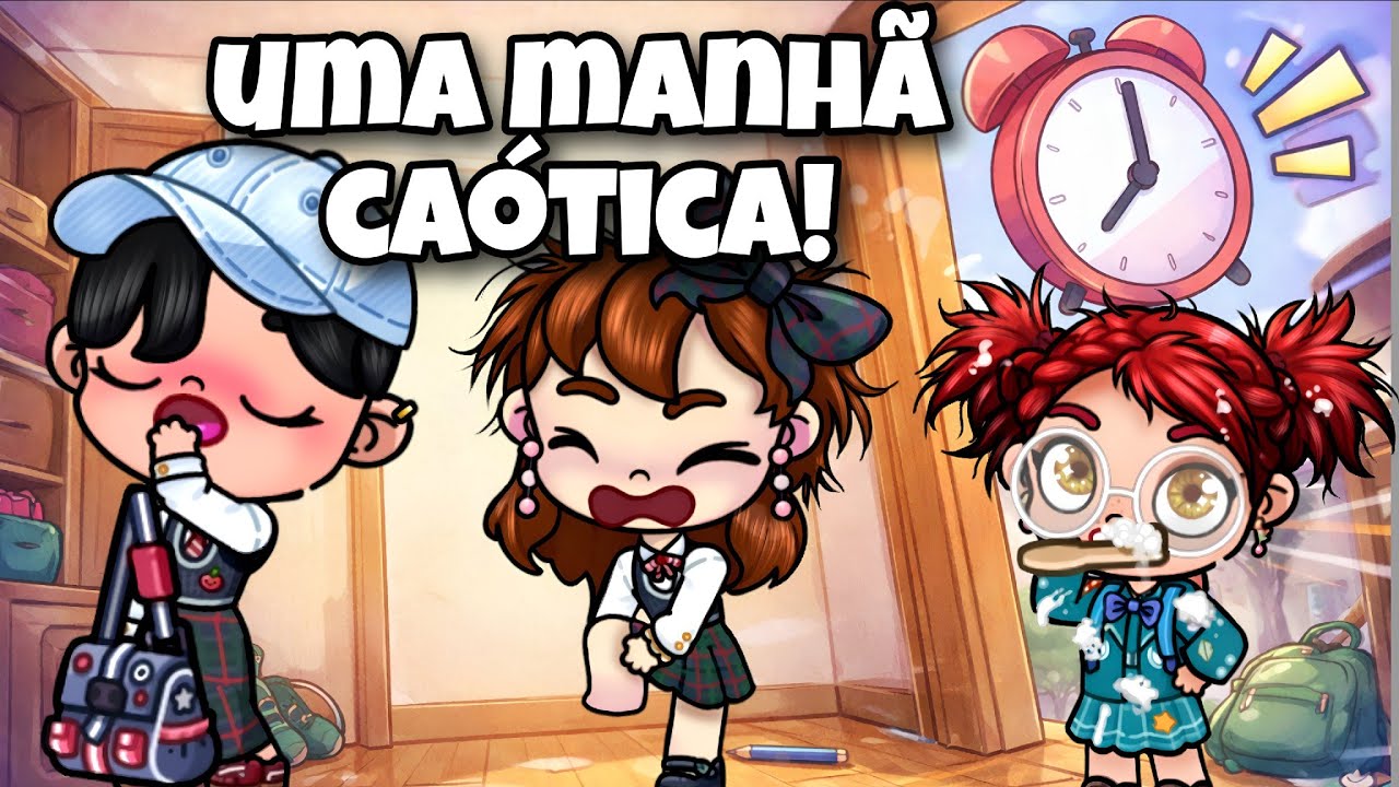 ROTINA DE UMA MANHÃ CAOTICA  ANTES DA ESCOLA...AVATAR WORLD/Rotinas e Historias