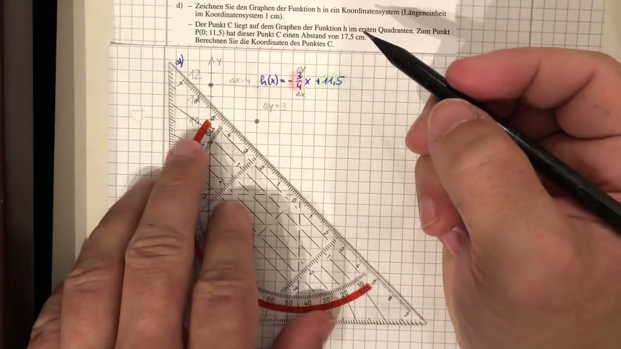 Prüfungsvorbereitung Realschulprüfung Mathematik in Sachsen Aufgabe C 1 (2017)