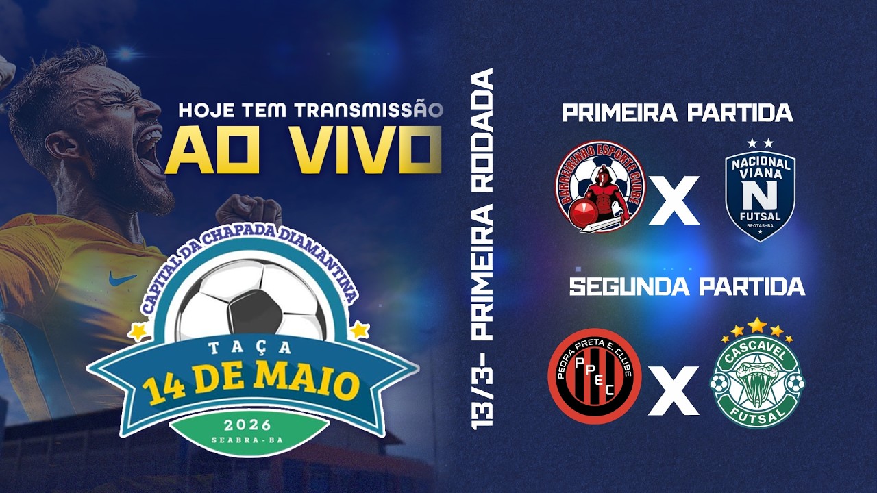 Taça 14 de Maio : 1ª Partida: Barreirinho X Nacional Viana