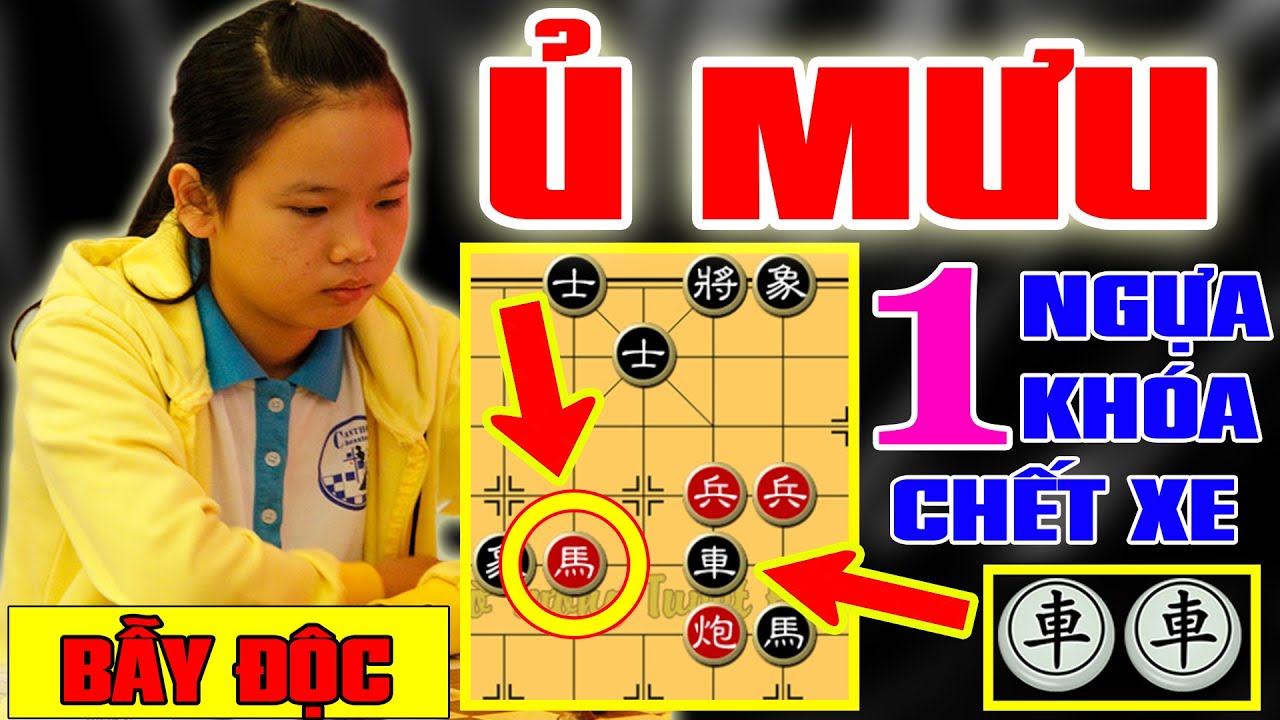🔴 Ủ MƯU 1 NGỰA KHÓA CHÍT XE, GÀY BẪY ĐỘC PHẾ XE TÀN CHỐT [Cờ tướng hay]