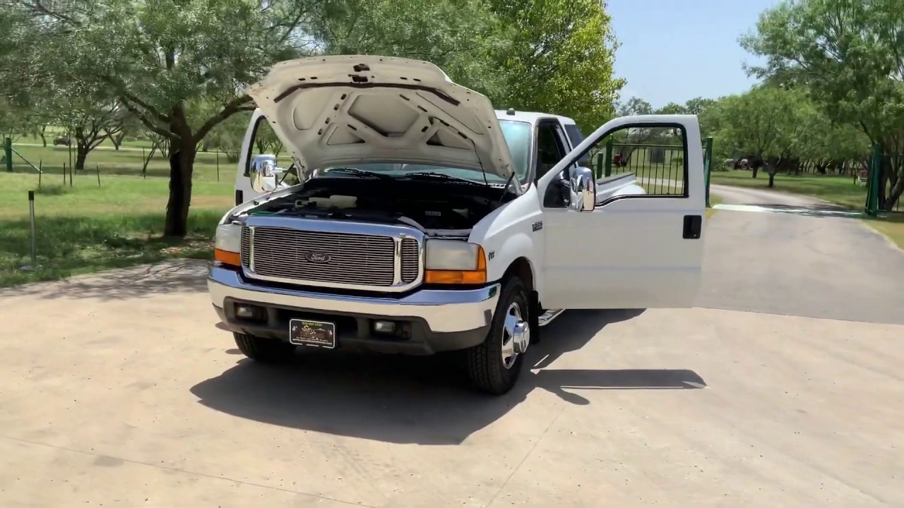 1999 Ford F-350 Super Duty V10 Dually 142k Miles Cold AC 5th Wheel and Trailer Hitch 99-4812P