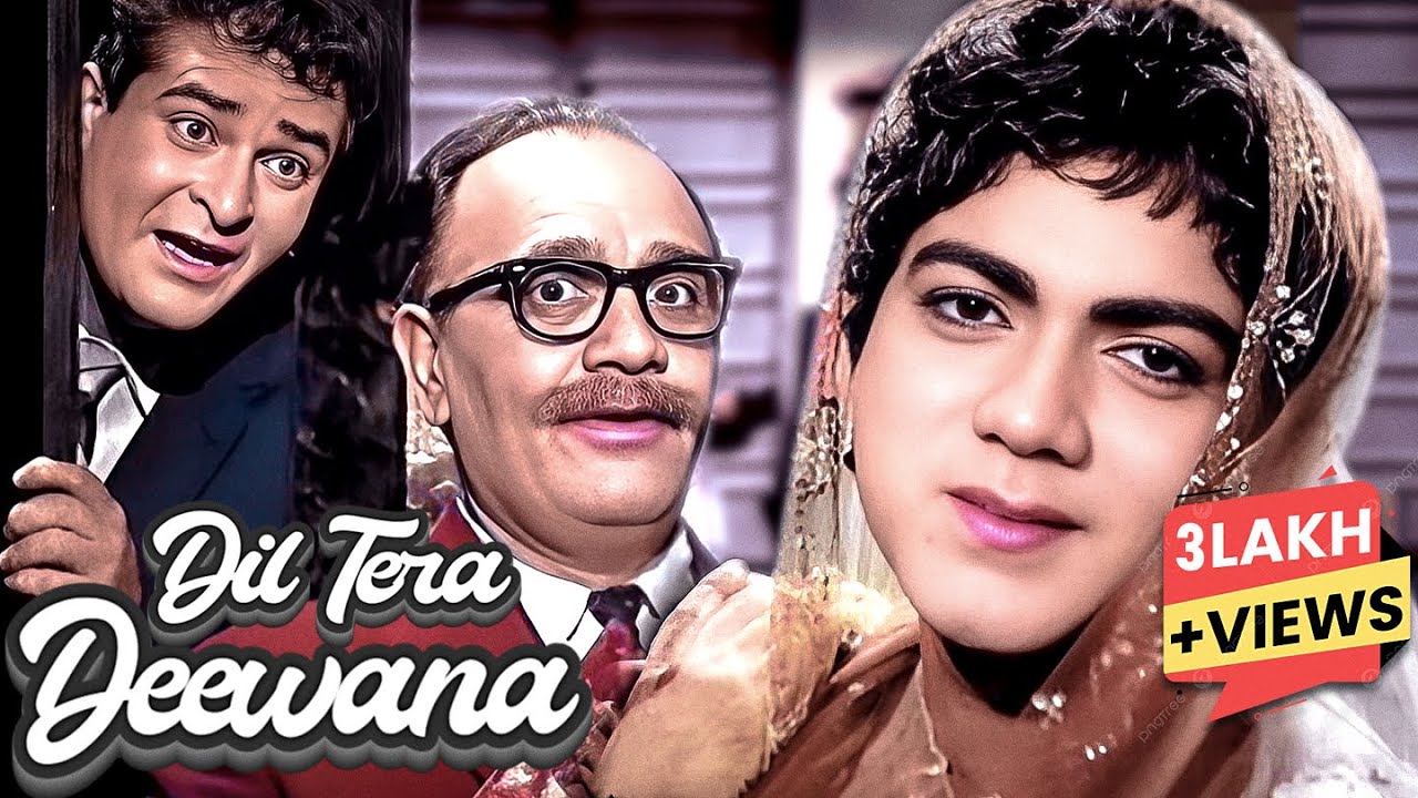 DIL TERA DEEWANA 1962 - Full Movie | Superhit Comedy Film | Shammi Kapoor, Mala Sinha, Mehmood, Pran