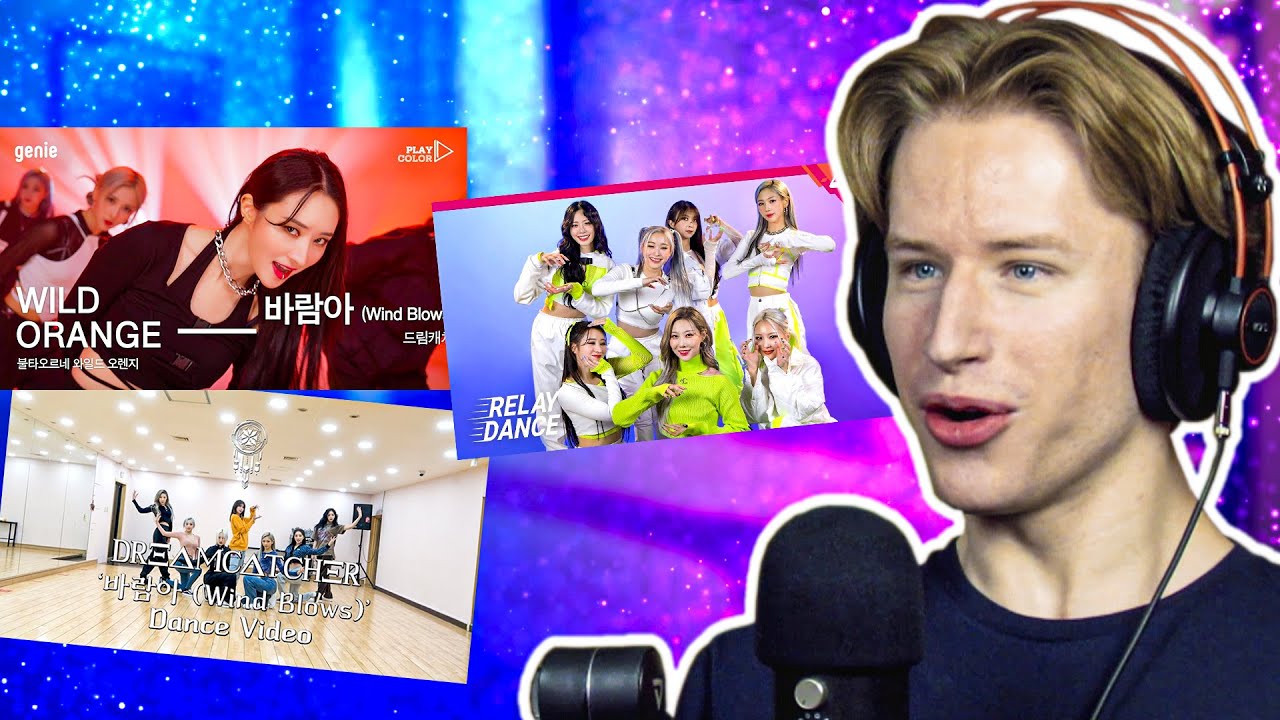 HONEST REACTION to Dreamcatcher - 'Wind Blows' Dance Video + PLAY COLOR performance + Relay Dance
