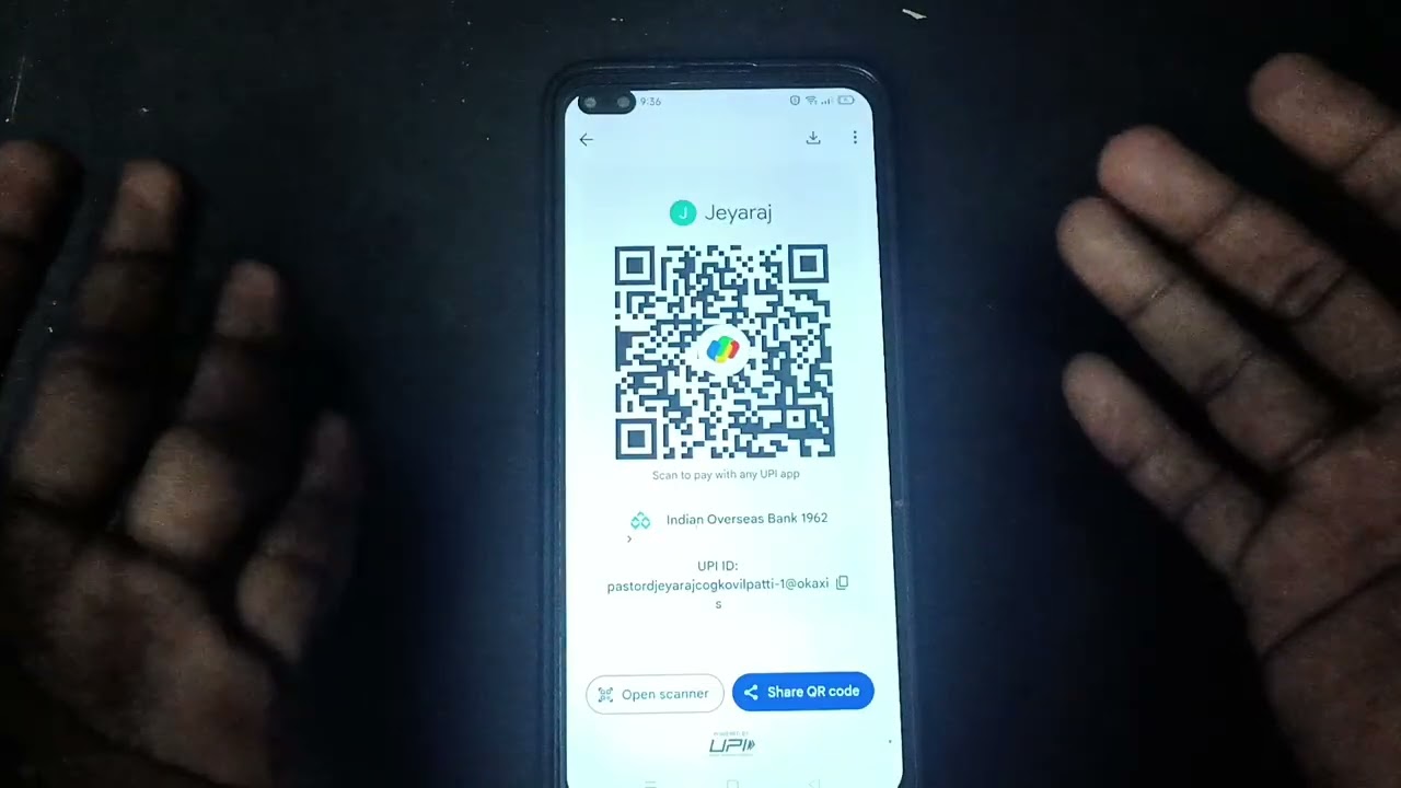 How to change QR code in Google pay