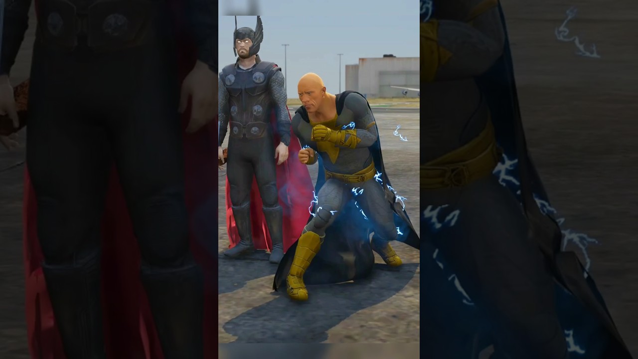 THOR VS IRON MAN - TEAM BATTLE 🔥| #Shorts | #gta5 | #gaming
