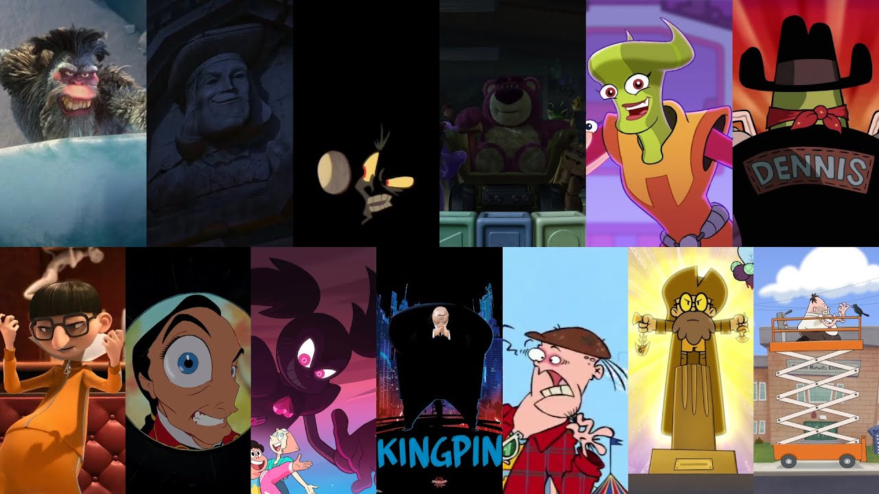 Defeats of My Favorite Animated Movie Villains Part 1 (Side B; Remake)