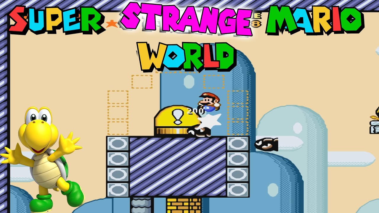 A Primeira Hack de Super Mario World? Super Strange World...