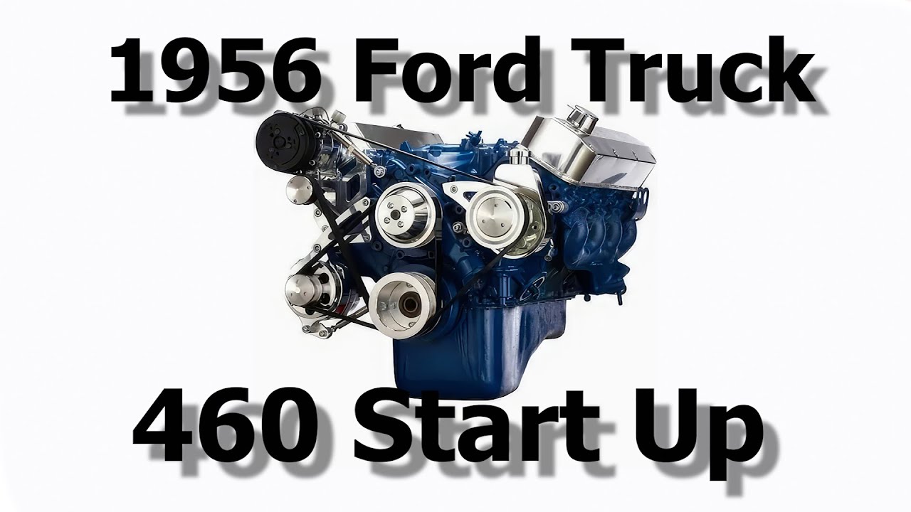 Ford 460 Engine Swap in a 1956 Big Back Window Truck | Epic First Start & Test Drive!