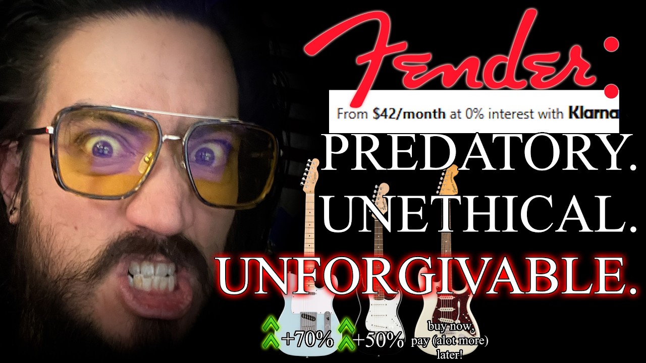 Последнее решение Fender: злобное, хищническое и ПОЗОРНОЕ.