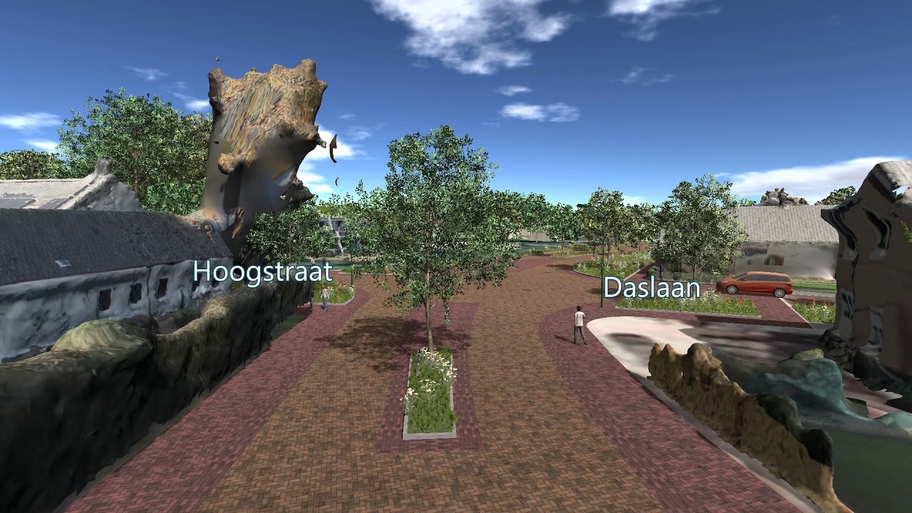 3D Schetsontwerp Traverse Waalre-dorp