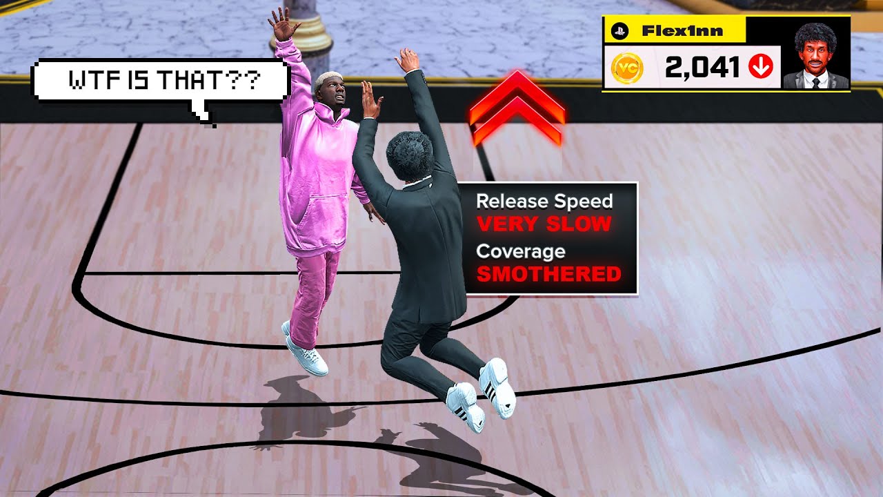 I Trolled Comp Stage Players w/ The WORST JUMPSHOT on NBA 2K25..