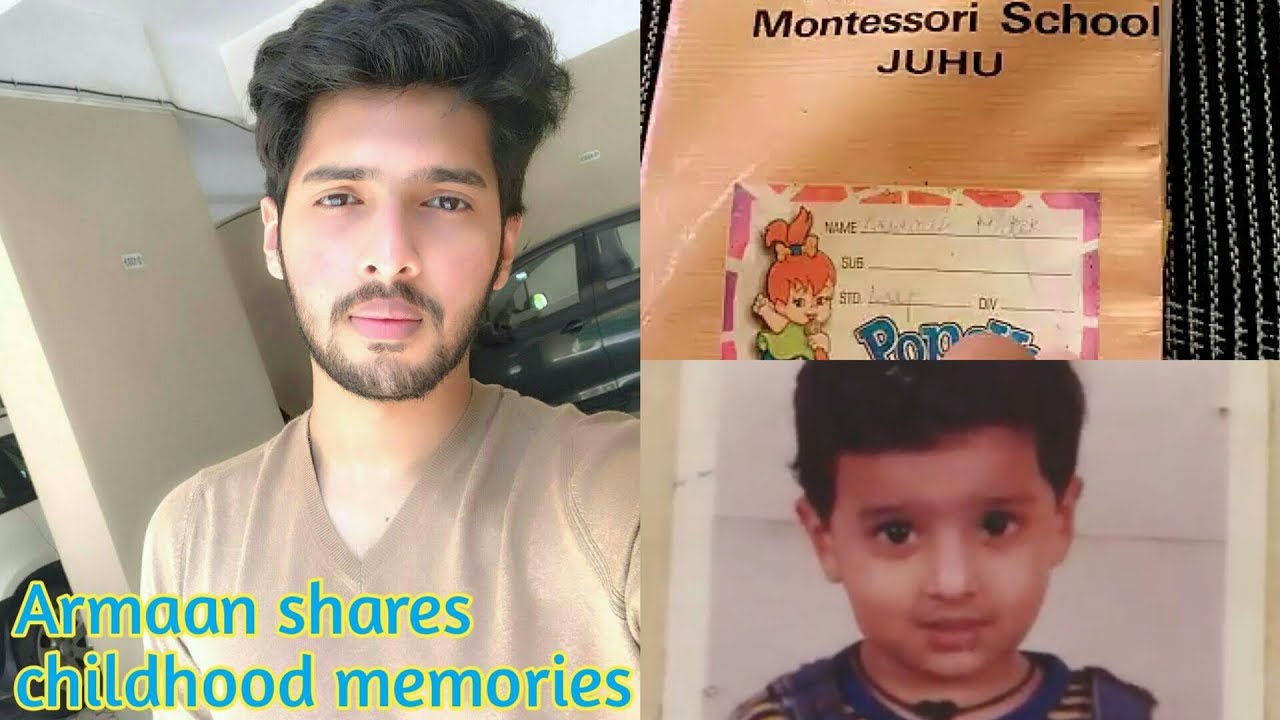 ARMAAN MALIK shares childhood memories of school days with Armaanians | R B YouTube 2017