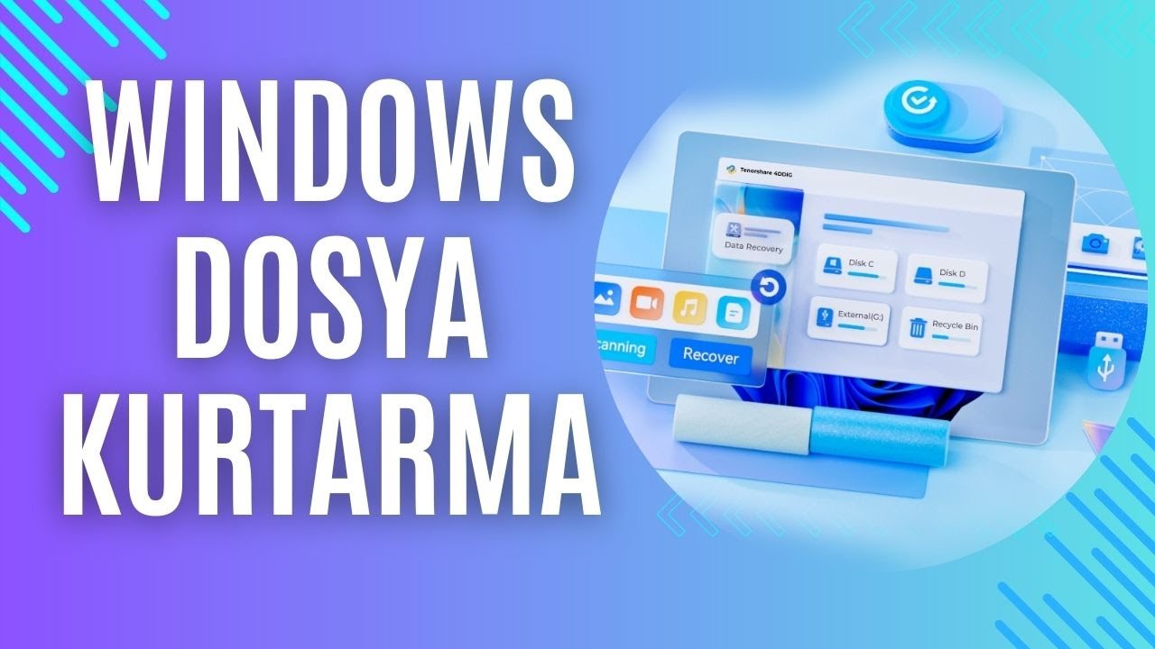 Windows İ&ccedil;in En İyi &Uuml;cretsiz Dosya Kurtarma Programları - 4DDiG