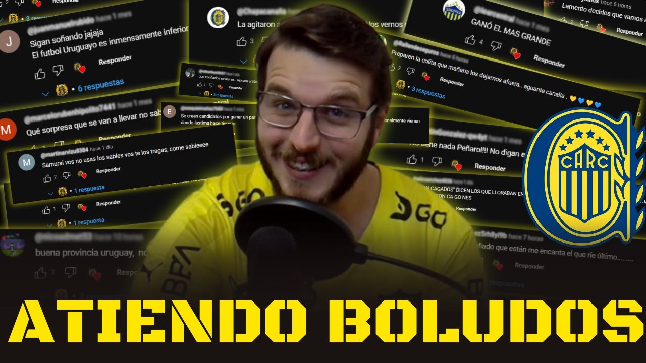 Peñarol: Atiendo los Comentarios de Hinchas de Rosario  Central en mis videos