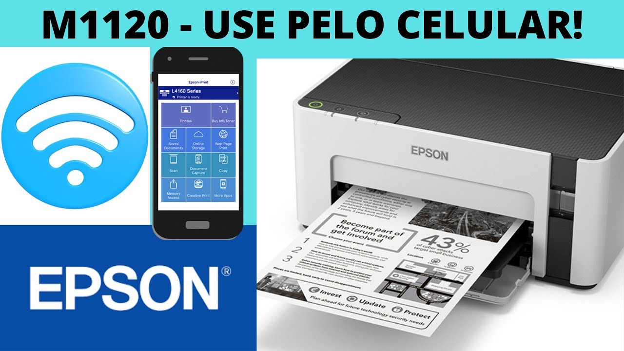 📲EPSON M1120 PELO CELULAR