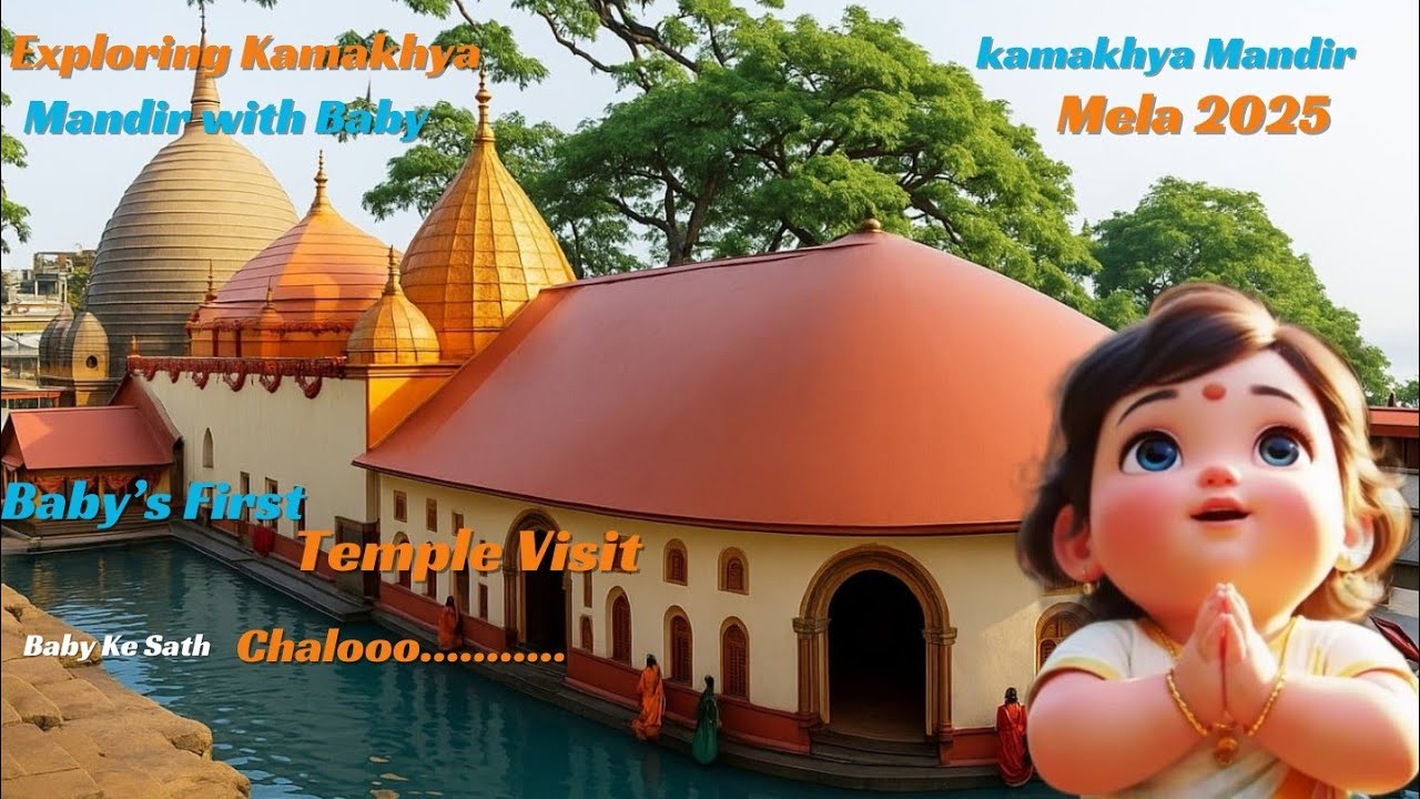 Ambubachi Mela 2025.| Kamakhya Temple |Baby First Temple Visit | #ambubachimela2025 #Kamakhyatenple