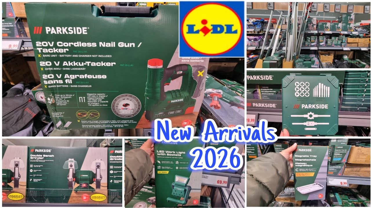 Новые поступления инструментов Lidl Parkside | Что нового в магазине Lidl | Февраль 2026