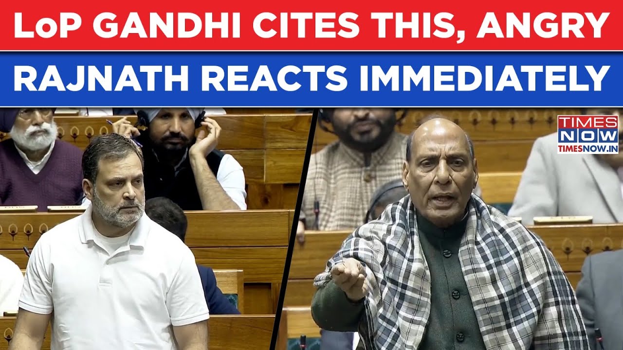 Rahul Gandhi's 'Gen Naravane's Book' Makes Rajnath Singh Angry: Parliament Drama Erupts| Watch Why