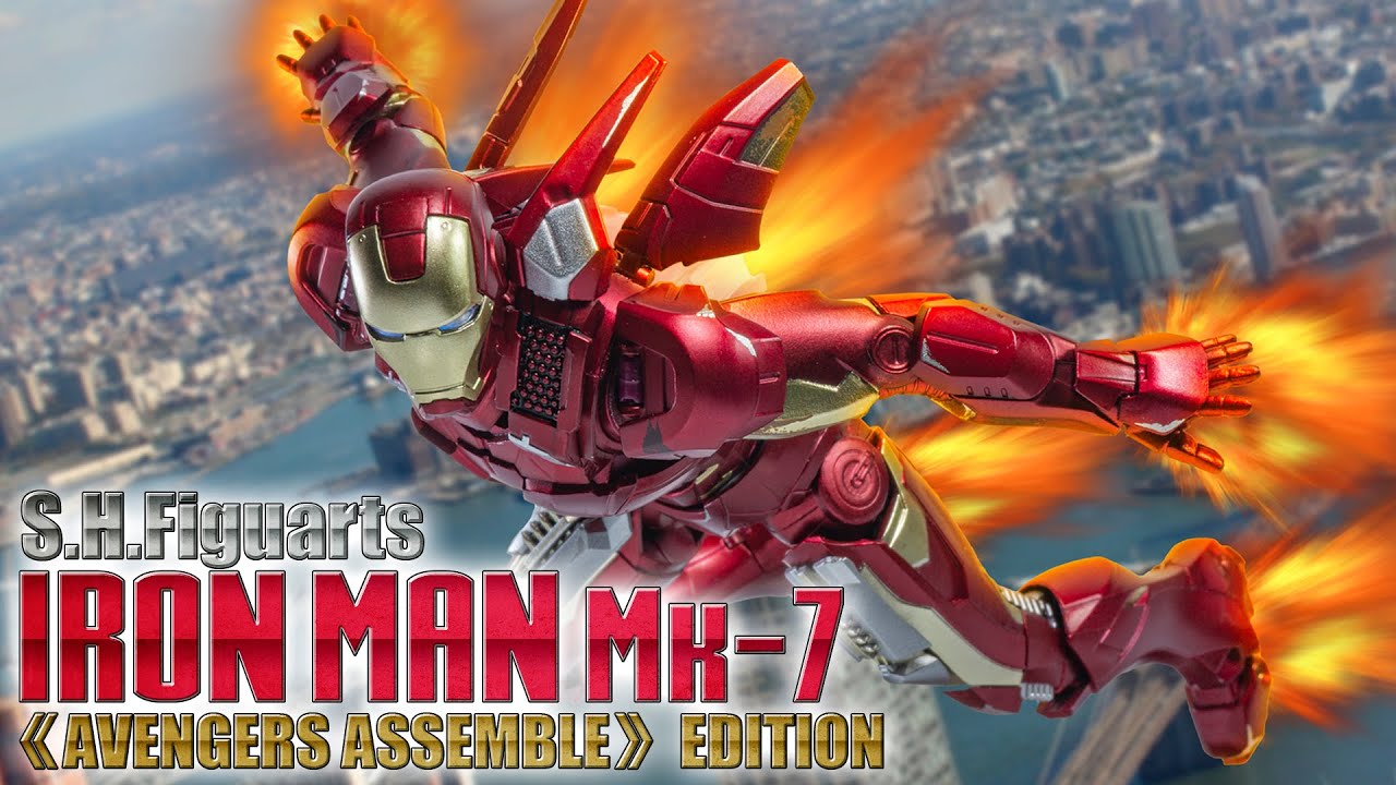 【MARVEL】激戦を物語るダメージ塗装に色んな所からミサイル出るぞ！武装展開！「アイアンマン マーク7 -《AVENGERS ASSEMBLE》 EDITION-」を開封！