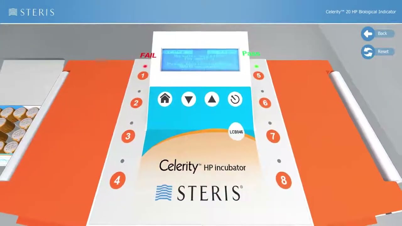 Wskaźniki biologiczne szybkiego odczytu CELERITY 20 HP STERIS