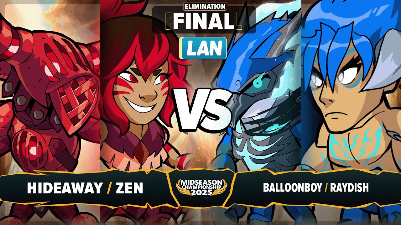 Zen & Hideaway vs BalloonBoy & Raydish - Elimination Final - Midseason Championship 2025 - LAN 2v2