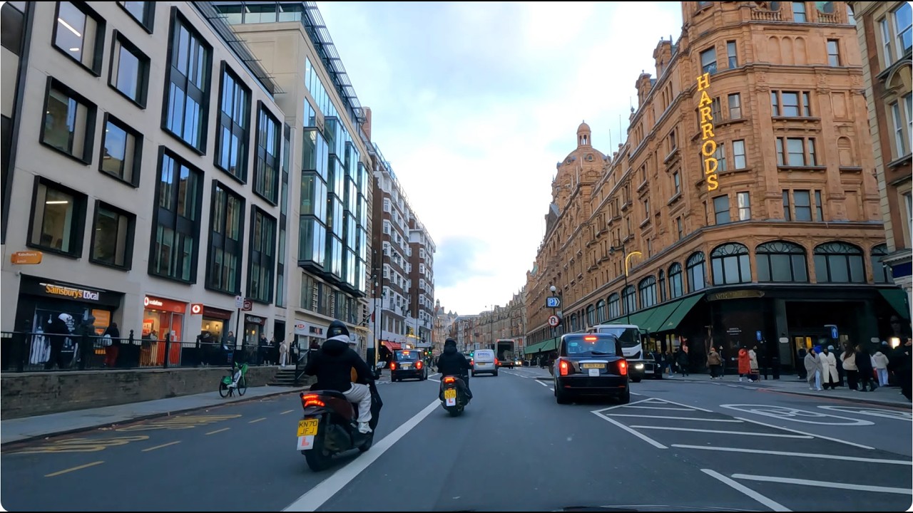 Fleet Services (M3 Northbound) to Canary Wharf, London | Full UK Motorway Drive
