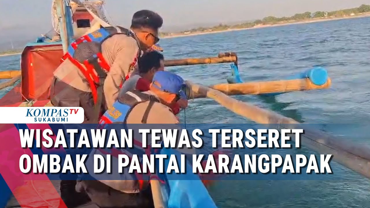 Wisatawan Tewas Terseret Ombak Di Pantai Karangpapak